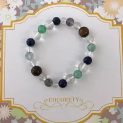 【福祉施設制作】安ちゃん作　ブレスレット　「天然石ブレスレット」NO.5030　P