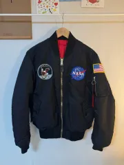 M アルファインダストリーズ NASA アポロ MA-1 リバーシブル ジャケット
