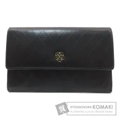 CHANEL シャネル カメリア マトラッセ 銀座限定 ゴールド金具 長財布（小銭入れあり） ラムスキン レディース [中古]