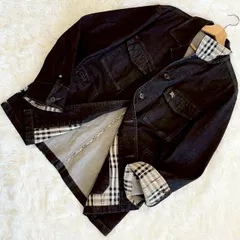 BURBERRY　ノバチェック　デニムジャケット