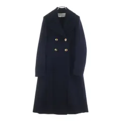 VALENTINO (ヴァレンティノ) 21AW ウール×カシミヤ ロングコート ネイビー WB3CA5U51SEのサムネイル