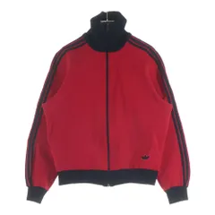 adidas (アディダス) 70S 西ドイツ製 ジップアップ サイドライン ハイネックトラックジャケット レッド/ブラック ADS-3Fのサムネイル