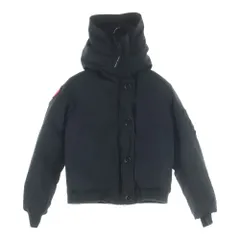 CANADA GOOSE (カナダグース) LABRADOR BOMBER ラブラドール ファー付き フーデッド ジップアップ ボンバージャケット ブラック レディース 7967JL