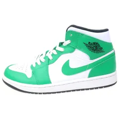 NIKE (ナイキ) AIR JORDAN 1 MID LUCKY GREEN BLACK WHITE エア ジョーダン 1 ミッド ラッキーグリーン/ブラック/ホワイト US9.5/27.5cm DQ8426-301