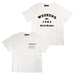 【新品未使用】WEEKEND MAX MARA (TENUE)  コットン ロゴ Tシャツ 半袖のサムネイル