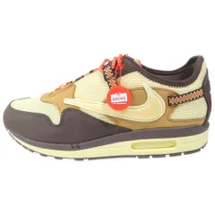 NIKE (ナイキ) ×トラヴィススコット AIR MAX 1 CACTUS BROWN DO9392-200 エアマックス 1 ローカットスニーカー ブラウン US11/29.0cm
