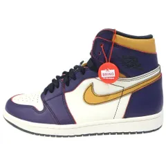 NIKE SB (ナイキエスビー) AIR JORDAN 1 HIGH OG DEFIANT LA TO CHICAGO CD6578-507 エアジョーダン1 エルエートゥーシカゴ ハイカットスニーカー ホワイト/パープル US8/26cm