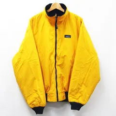 希少 90s ヴィンテージ L.L.Bean エルエルビーン Three Season Jacket ウォームアップジャケット マンゴーイエロー メンズ サイズ記載なし M0-08-0310⑨