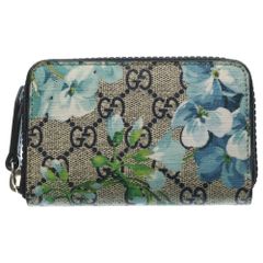 正規品】GUCCI GGスプリームブルームス ラウンドファスナー長財布※箱