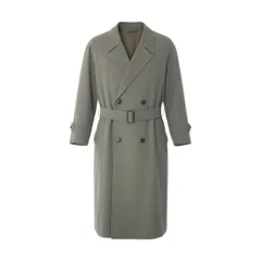 28c11 GIVENCHY ジバンシー トレンチコート コットンウールチェスターコート ロングコート アウター Lサイズ カーキ メンズ 男性用o07tのサムネイル