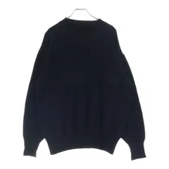 COMME des GARCONS HOMME (コムデギャルソンオム) 92AW archive 田中オム 切り替えデザインニット 長袖ニット ウール HN-080050 ブラック