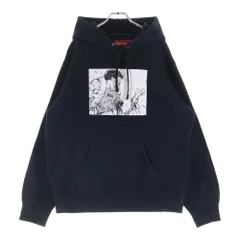 SUPREME (シュプリーム) 17AW Akira Arm Hooded Sweatshirt アキラ アームフーデッドスウェットシャツ ロゴ刺繍 パーカー ブラックのサムネイル