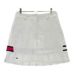 サイズ：M TOMMY HILFIGER GOLF トミー ヒルフィガーゴルフ  ストレッチ 切替スカート  ホワイト系 [240101647582] ゴルフウェア レディース ストスト
