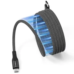 【新品】 Magtame usb cケーブル 急速充電 磁力吸着絡まり防止 タイプc_ケーブル 60W/PD対応 形状記憶 usbc&usbcケ_ーブル金属製コネクタtype-cケー_ブル二重ナイロン iPhone15/MacBook_Pro/Air/iP 1