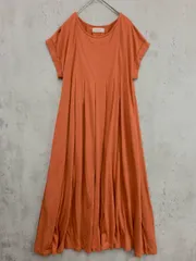 BEAMS HEART ビームスハート タック フレア ワンピース ORANGE ■◆ レディース