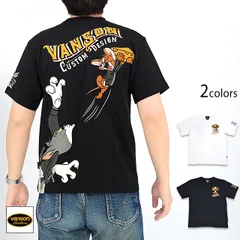 vanson×TOM＆JERRYコラボ 天竺半袖Tシャツ◆vansonのサムネイル