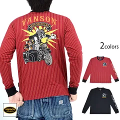 vanson×TOM＆JERRYコラボ 天竺ロングTシャツ◆vansonのサムネイル