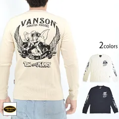vanson×TOM＆JERRY サーマル長袖Tシャツ◆vansonのサムネイル