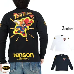 vanson×TOM＆JERRY WARNER BROS.100周年記念モデル 天竺ロングTシャツ◆vansonのサムネイル