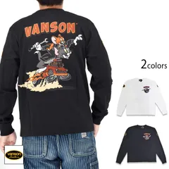 TOM＆JERRYコラボ 天竺ロングTシャツ◆vanson