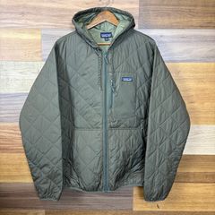 Patagonia パフジャケット オリーブ カーキ パタゴニア - メルカリ