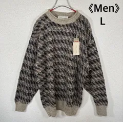 《Men》【新品タグ付】イタリア製 LORENZO 総柄 ニット セーター デッドストック