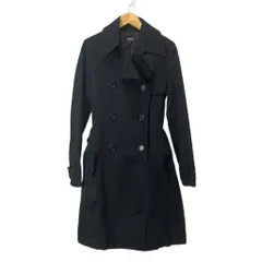 オゾック OZOC トレンチコート ミドル丈 コート 38 ブラック