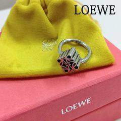 LOEWE ロエベ 現行品 アナグラム ペブル フープピアス ミニ 片耳