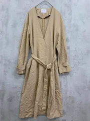 BEAUTY&YOUTH ビューティーアンドユース 1625-105-451 ツイルベルト付きカラーレス コート sizeM/ベージュ  ■■◎レディース