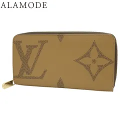 LOUIS VUITTON(ルイ・ヴィトン) モノグラム・ジャイアント リバース ジッピー・ウォレット ロングウォレット ジップアラウンド ラウンドファスナー キャメル茶  ゴールド金具 M69353 レディース 40802158081【中古】【アラモード】