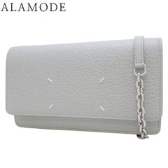 極美品】 メゾン マルジェラ チェーンウォレット 4ステッチ レザー