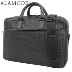 BOTTEGA VENETA Intrecciato Business Bag/Briefcase Handbag Shoulder Bag Leather Gray Gunmetal Hardware 163292 Men's 40802160519 [Used] [Alamode]