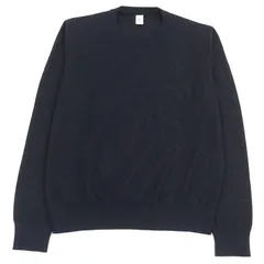 美品○BERLUTI ベルルッティ R24KRL150YWCC シルク35% カリグラフィ クルーネック セーター ニット ネイビー系 M イタリア製 正規品 メンズのサムネイル
