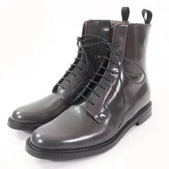未使用品☆CHURCH'S チャーチ ALEXANDRA アレクサンドラ サイドZIP レザー ショートブーツ グレー系 37.5 イタリア製 レディースのサムネイル