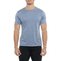 アシックス メンズ トップス シャツ ニット ASICS Knit SpaceDye Core TShirt Short Sleeve Wash Denim Sd デニムのサムネイル