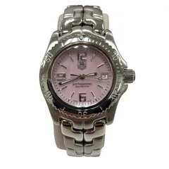 ★美品★ タグホイヤー TAG HEUER WT141 プロフェッショナル  デイト クォーツ  シェル文字盤 ピンク 時計 レディース キングラム[01]のサムネイル