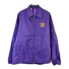 60年代 USA製 Champion チャンピオン ナイロンジャケット ヴィンテージ パープル(メンズ M)中古 古着 X4787