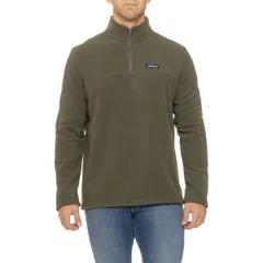 ランズエンド メンズ アウター ジャケット・ブルゾン シャツ フリース Lands End Polar Microfleece Shirt Zip Neck Long Sleeve Leaf