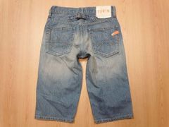 q911★エドウィン 51442 ユーズド加工 デニムパンツ 28★クロップドパンツ ハーフジーンズ★古着