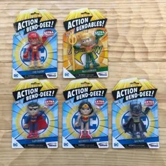 フィギュア　バッドマン　ワンダーウーマン　スーパーマン　アクアマン　フラッシュ　【希少・未開封】　DCコミックス　DC COMIC　ACTION BEND-DEEZ アクション　ベンドディーズ　おまとめ購入可