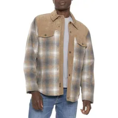 ペンドルトン メンズ アウター ジャケット・ブルゾン シャツ Pendleton Timberline Shirt Jacket Insulated GreyCamel Plaid グレーのサムネイル