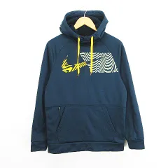 ナイキ NIKE パーカー トップス スウェット 長袖 プルオーバー サーマ DRI-FIT ロゴ S ネイビー ※EKM