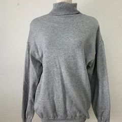 Doux Belle ドゥーベル タートルネック ニット セーター グレー レディース　20260304-0009