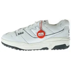 New Balance (ニューバランス) ×COMME des GARCONS HOMME BB550CDG コムデギャルソンオム レザー ローカットスニーカー ホワイト US11/29cm
