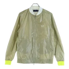 FRED PERRY (フレッドペリー) フロントロゴ ジップアップジャケット ブルゾン カーキ F2085のサムネイル