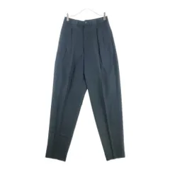 Yohji Yamamoto POUR HOMME (ヨウジヤマモト プールオム) 90s 2タック アセテート ワイド テーパード スラックス ロングパンツ ブラックのサムネイル