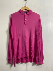 Polo by Ralph Lauren ポロバイ ラルフローレン 長袖 ポロ  カラー プルオーバー 古着 VINTAGE ポニー 刺繍 C378
