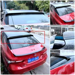 送料無料 トヨタ カムリ Camry 18-22 ルーフスポイラー トップスポイラー ABS ブラック 外装パーツ 貼り付けタイプ 穴あけ不要 無加工取付 保護 印象向上 フィット感重視 スタイリッシュ 高級感 ドレスアップ 車種専用設計 リアビュー引き締め