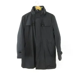 バーバリー ロンドン BURBERRY LONDON 2WAYコート ダウン 長袖 黒 M *A781