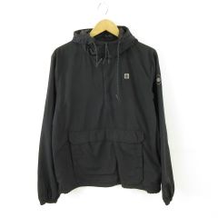 エレメント ELEMENT ハーフジップパーカー 長袖 裏起毛 黒 L *A788